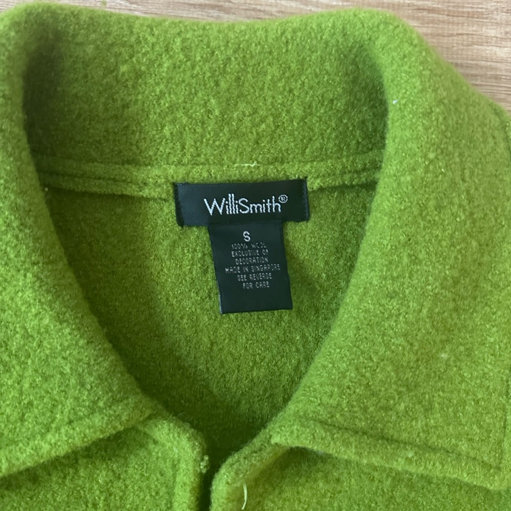 Green Willismith Toggle 100% Wool Coat - image 3